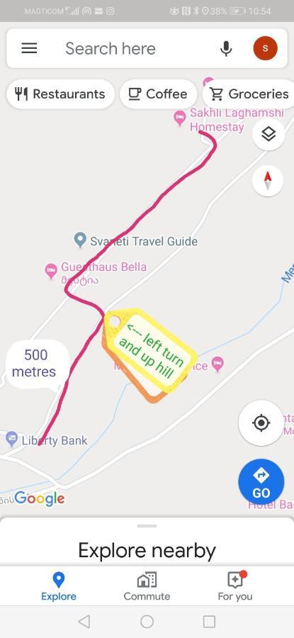 Sakhli Laghamshi Hotel Mestia Luaran gambar